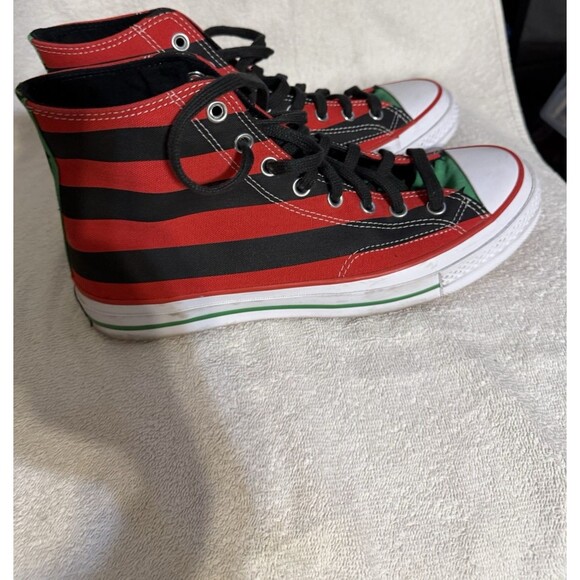 Size 10 Men,W-12 - Denim Tears x Converse Chuck 70 High Pan-African Flag - Picture 5 of 10